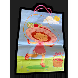 Strawberry Shortcake Vintage 2000s Y2K Huge XL Gift Bag American Greetings 23"